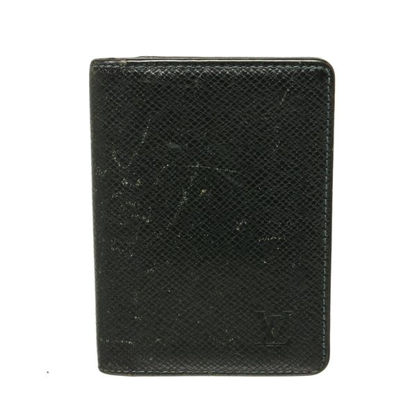 Louis Vuitton Black Pocket Organizer Wallet