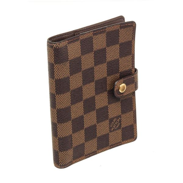 Louis Vuitton Brown Damier Canvas Agenda PM Wallet
