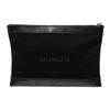 Image 1 : Balenciaga Black Leather Zippy Pouch Wallet