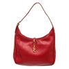 Image 1 : Hermes Red Leather Trim 31cm Hobo Bag