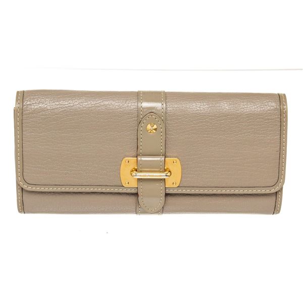 Louis Vuitton Green Leather Le Fabuleux Wallet