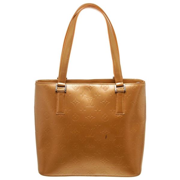 Louis Vuitton Gold Monogram Canvas Mat Stockton Tote Bag