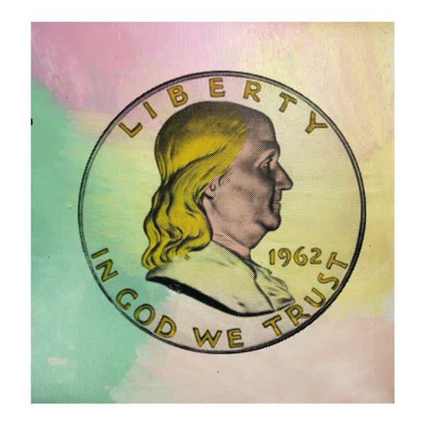 1962 Liberty Coin by Steve Kaufman (1960-2010)