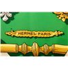 Image 3 : Hermes Green Multicolor Silk Scarf