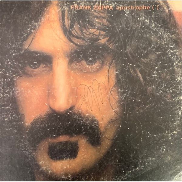 Signed Frank Zappa, Apostrophe Album Cover