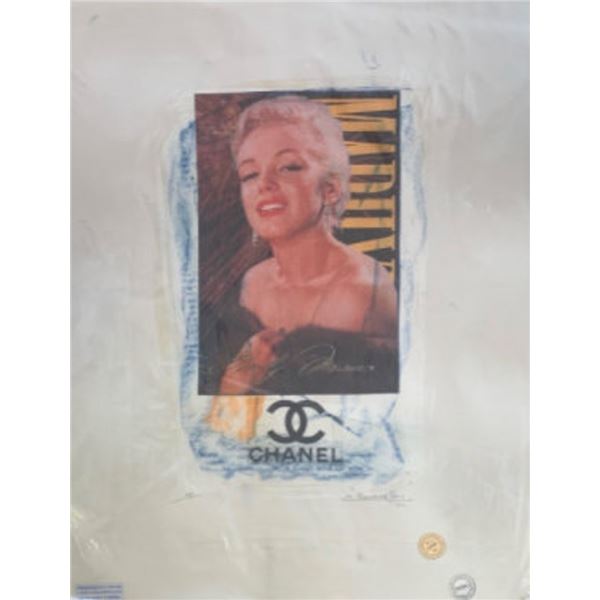 Limited Edition “Chanel Marilyn Monroe" Fairchild Collection Artist Print