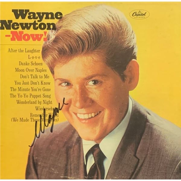 Signed Wayne Newton Now! Album Cover