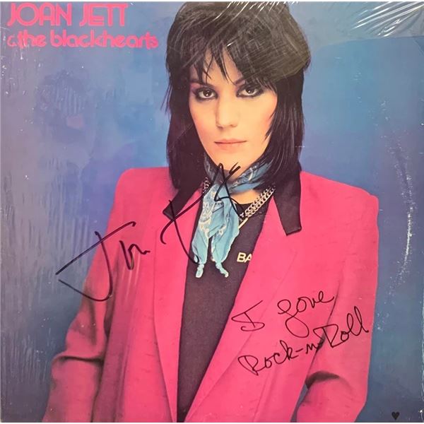 Signed Joan Jett and the Blackhearts Album Cover