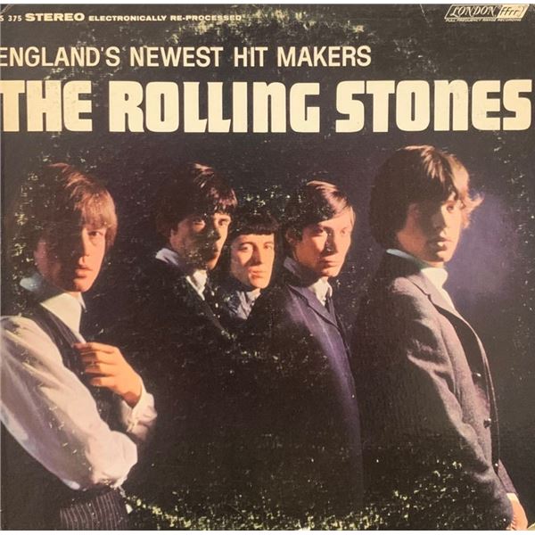 RARE Signed The Rolling Stones England's Big Hit Makers Album Cover