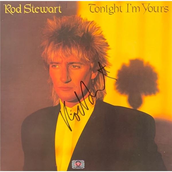 Signed Rod Stewart Tonight I’m Yours Album Cover