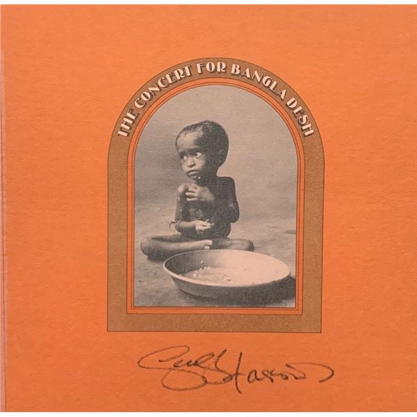 George Harrison Signed The Concert For Bangladesh Album Cover