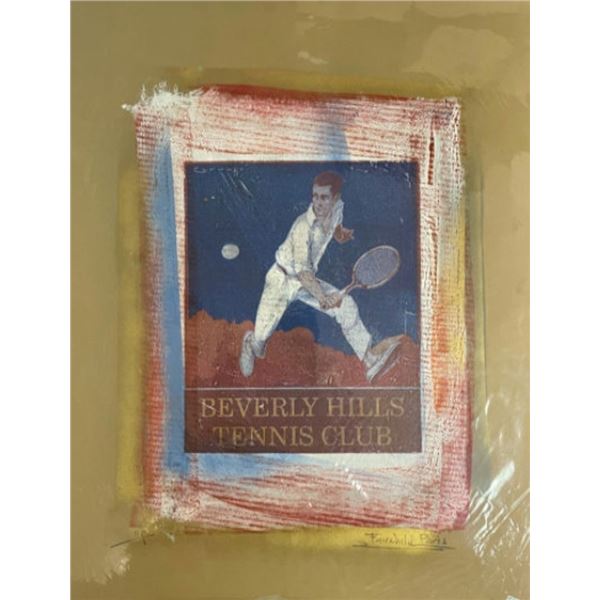 Limited Edition "Beverly Hills Tennis Club" Fairchild Collection Artist Print