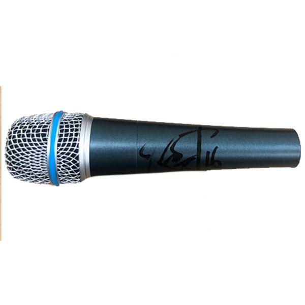 Signed Metallica Robert Trujillo Microphone