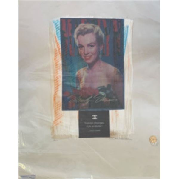 Limited Edition “Chanel Marilyn Monroe" Fairchild Collection Artist Print