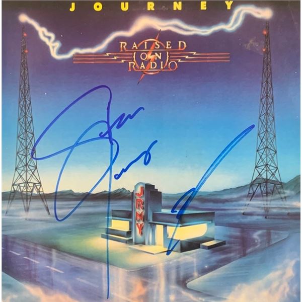 Signed Journey Raised On Radio Album Cover