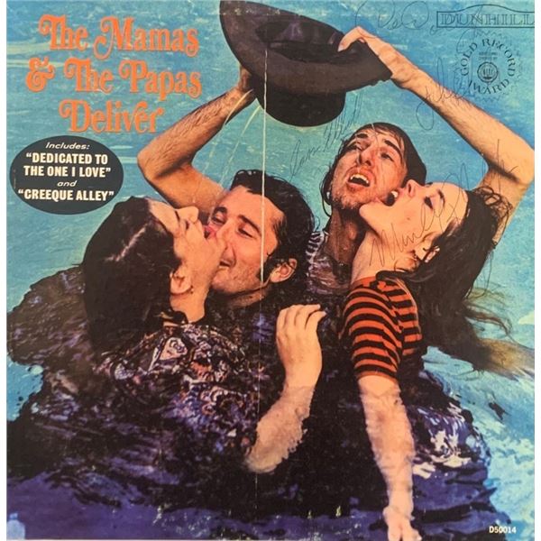 Signed The Mamas and the Papas Deliver Album Cover