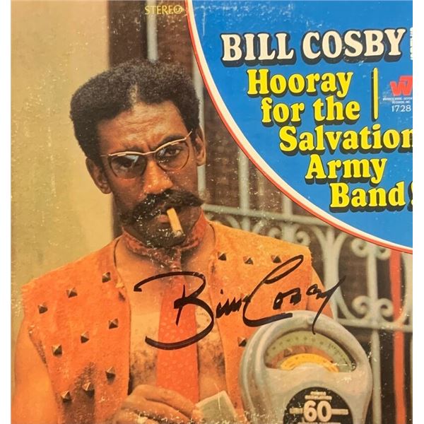 Signed Bill Cosby Hurray For the Salvation Army Band Album Cover