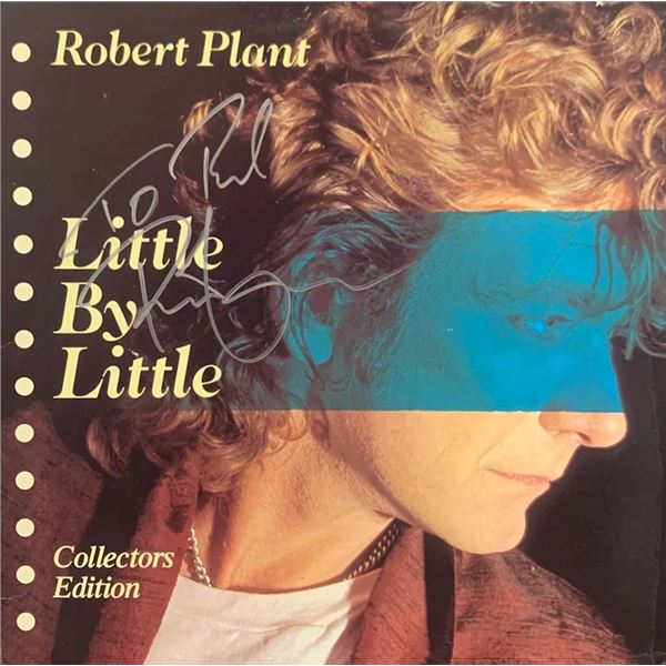 Robert Plant Signed Pictures At Eleven Album Cover