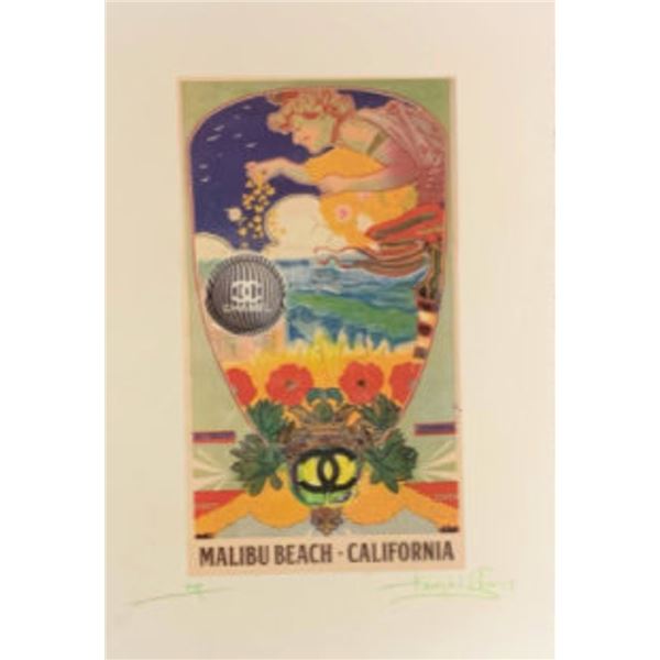 Limited Edition “Chanel Malibu Beach California" Fairchild Collection Artist Print