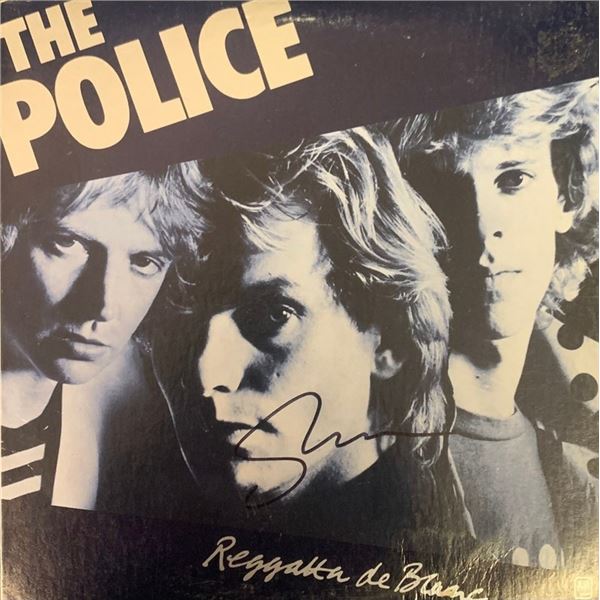 Signed The Police Reggatta de Blanc Album Cover