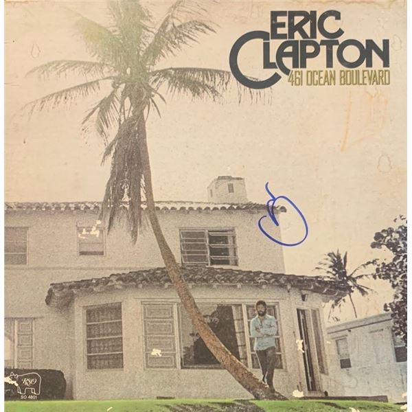 Eric Clapton Signed 461 Ocean Boulevard Album Cover