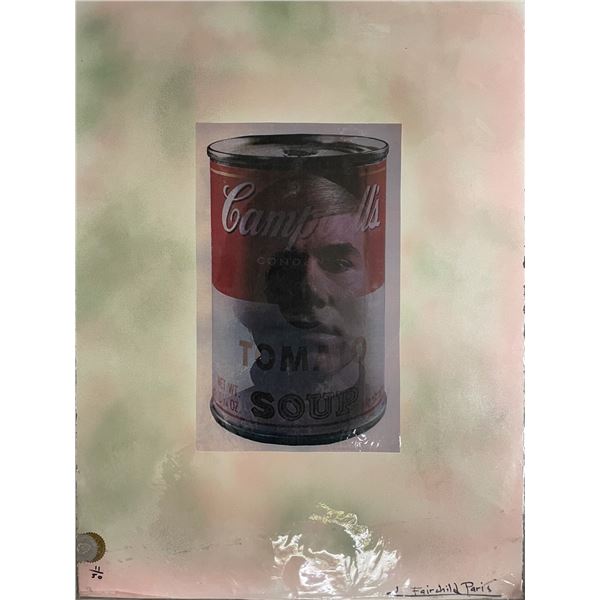 Andy Warhol x Campbell's  Soup Can Fairchild Paris Print Art Collection