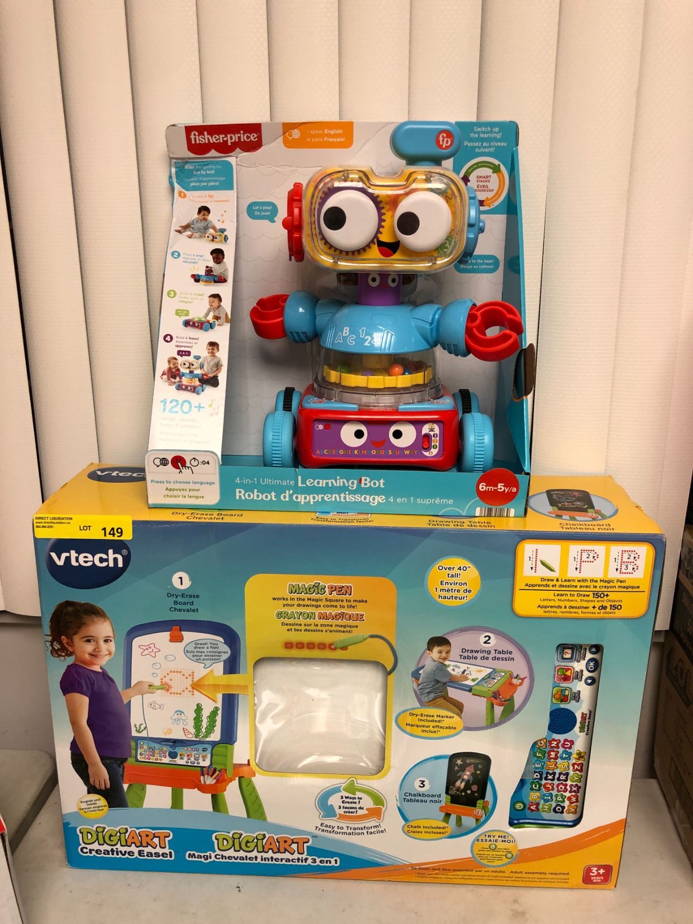 Vtech Learning Easel Vtech DigiArt Creative Easel - Fisher Price rin1 Ultimate Learning Bot