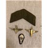 Image 2 : British Airborne PAT badges - sergeant stripes and riggers patch