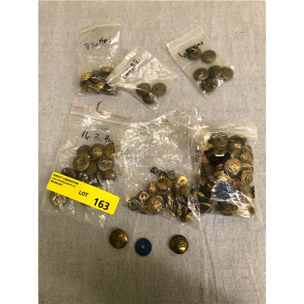 Large Collection of Canadian Military Buttons