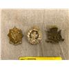 Image 1 : Three Canadian Hat Badges