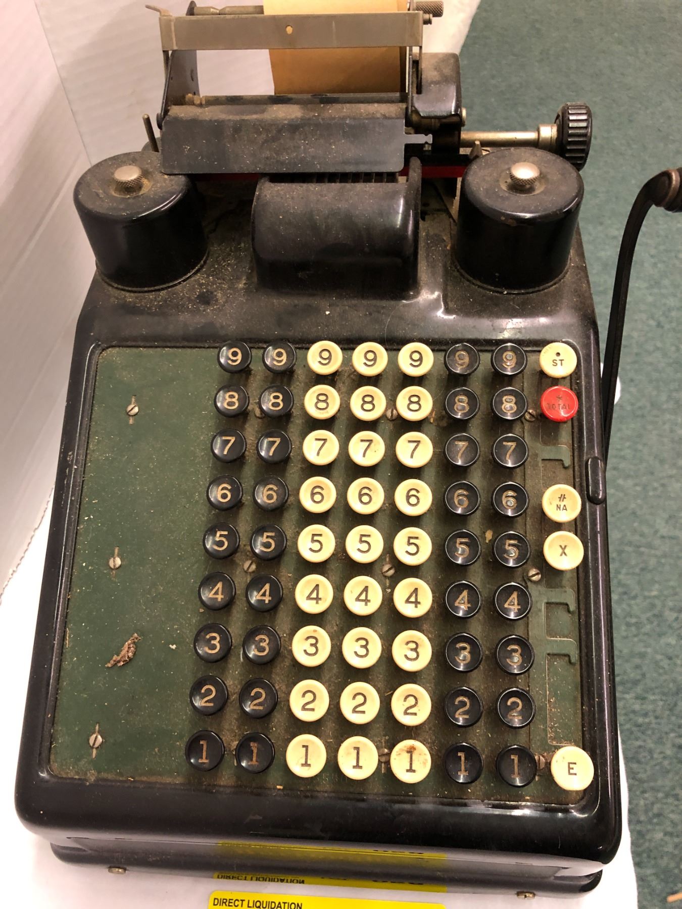 Burroughs Vintage Adding Machine