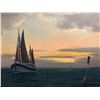 Image 2 : Original Painting - approx. 18 1/2in x 20 in by  Danish Painter Arup Jensen