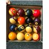 Image 2 : 3 Sets of Pool / Billiard Balls with racking tray