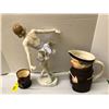 Image 2 : Royal Doulton Sailor Creamer, German Rosenthal Ballerina & Gobel Milk Jug