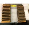 Image 2 : Collection of Antique Clothing Wringer , Vintage Box and Cigar Forming Mold