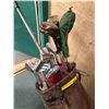 Image 2 : Antique Golf Clubs with Caddy