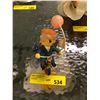 Image 1 : 1970 Tin Toy - Windup -  Boy on Bike with Balloon
