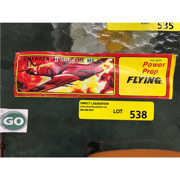 Balsa Wood  Power Prop Flyer