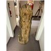 Image 2 : Carved Wood Indian - approx. 18in x 18in x 55in