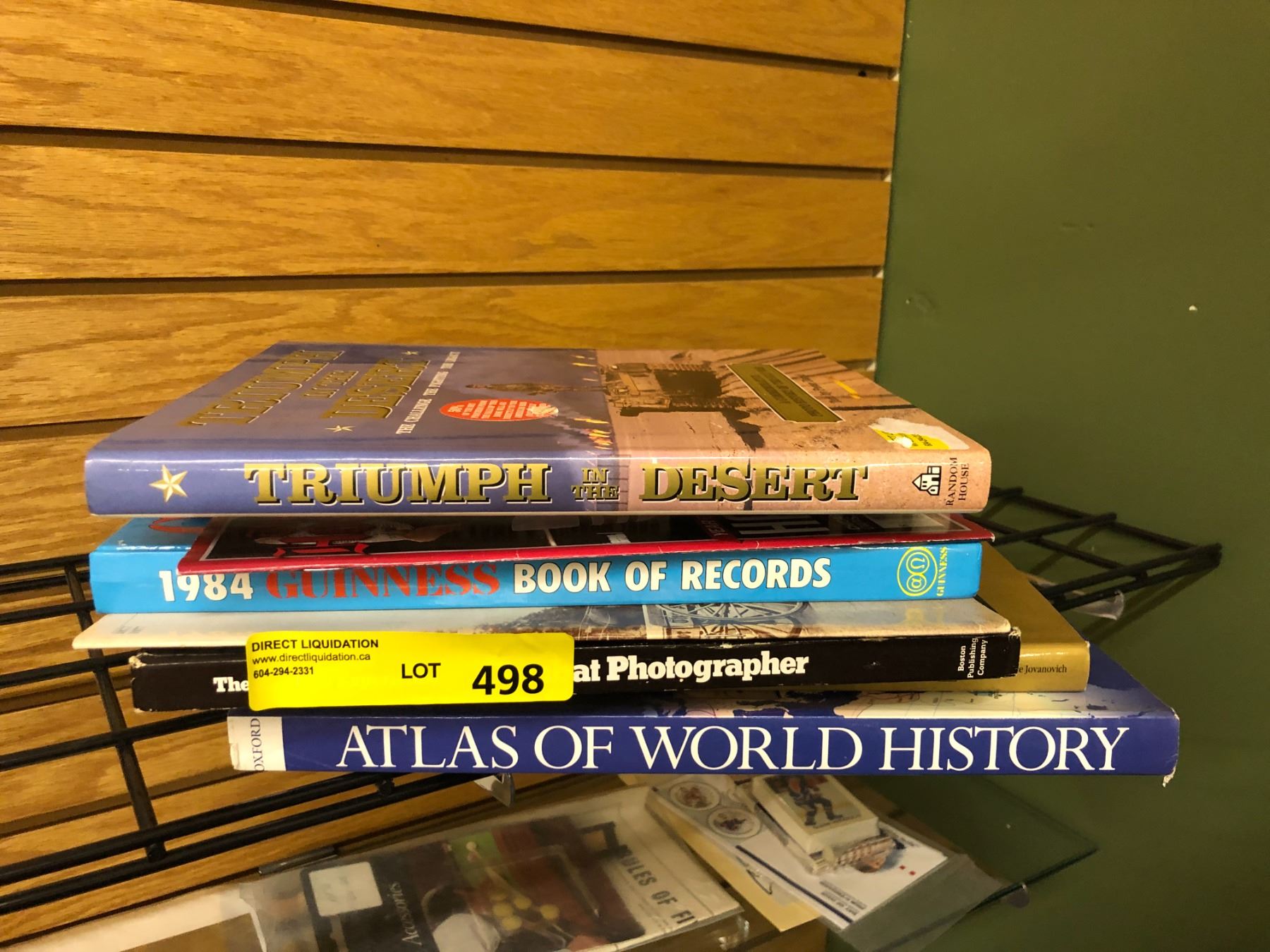 Genius Book Collection Collection of Vintage Books - Atlas of World History, 1984 Guinness ...