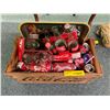 Image 1 : Coca Cola Wood Box with misc. Coca Cola Collectibles