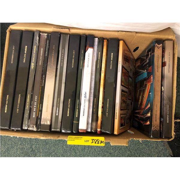 Box of Morphy Auctions Catalogues - approx. 17 catalogues