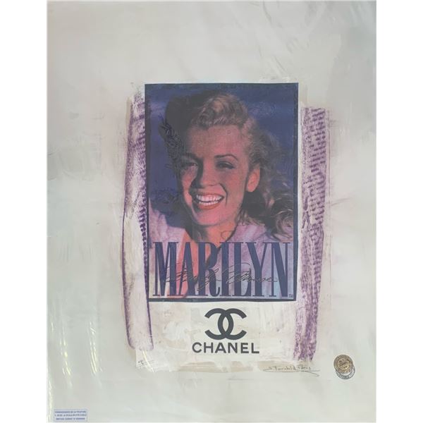 Limited Edition “Chanel Marilyn Monroe  Fairchild Collection Artist Print