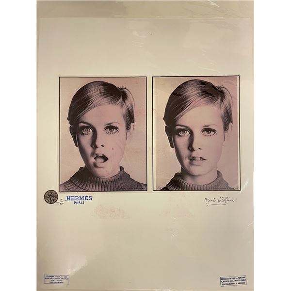 Hermès Paris x Twiggy Fairchild Paris Print Art Collection