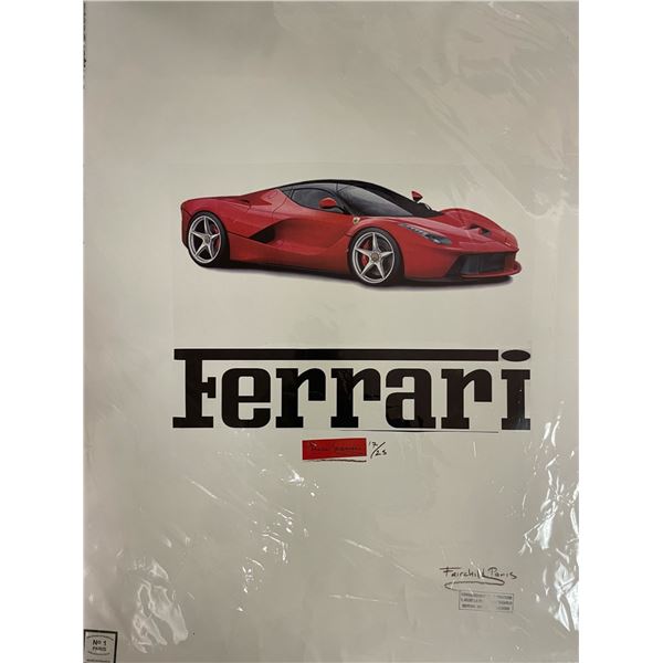 Ferrari Fairchild Paris Print Art Collection