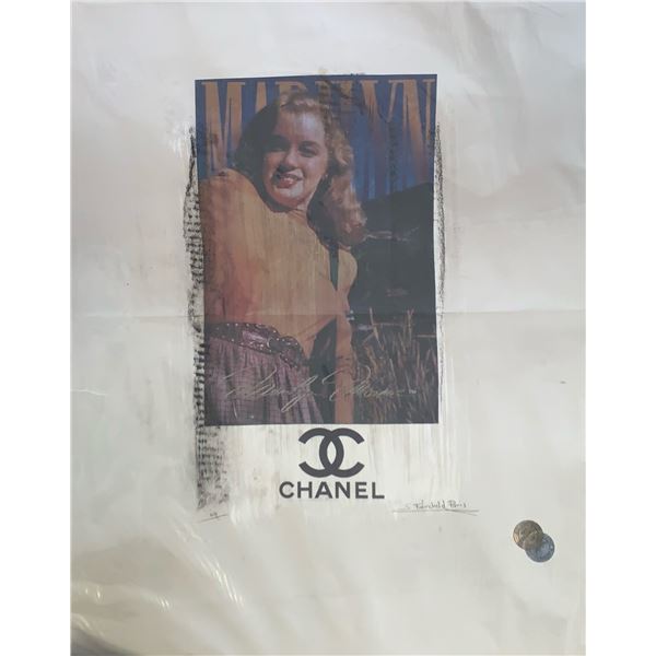 Limited Edition “Chanel Marilyn Monroe" Fairchild Collection Artist Print