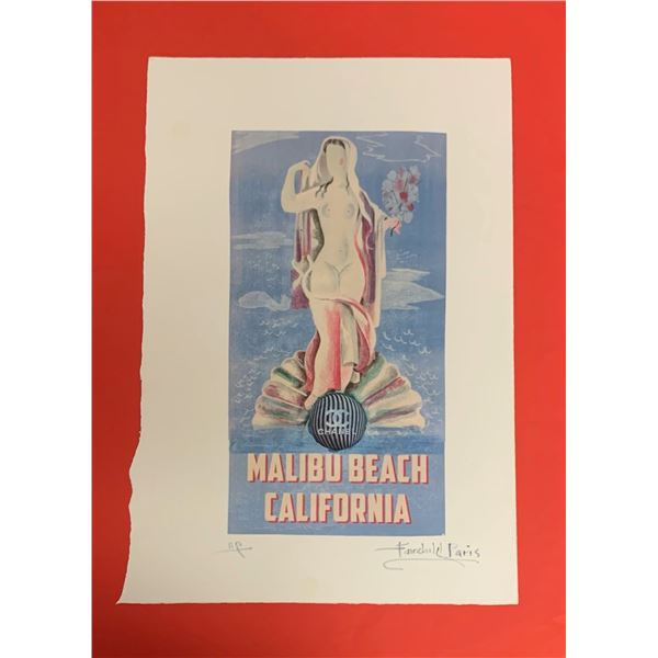 Limited Edition Malibu Beach California Chanel Fairchild Collection Print