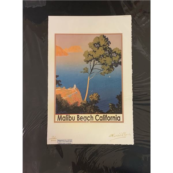 Limited Edition Malibu Beach California Fairchild Collection Print