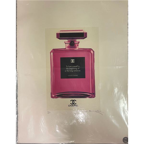 Rare, Limited Edition Chanel No. 5 Parfum Bottle w/ CoCo Chanel Quote Fairchild Paris Collection