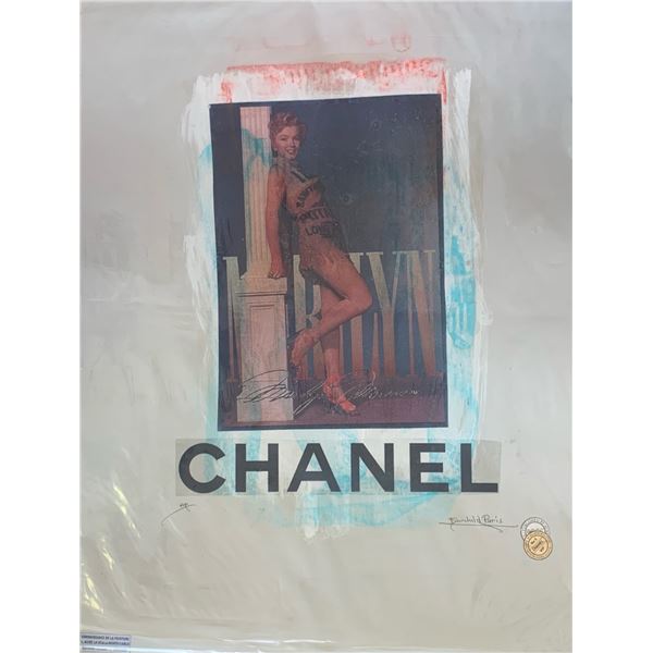 Limited Edition “Chanel Marilyn Monroe  Fairchild Collection Artist Print